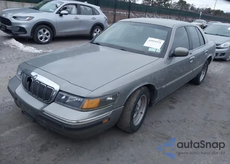2000 Mercury Grand Marquis Ls из США, поврежденный, VIN 2MEFM75W1YX667546